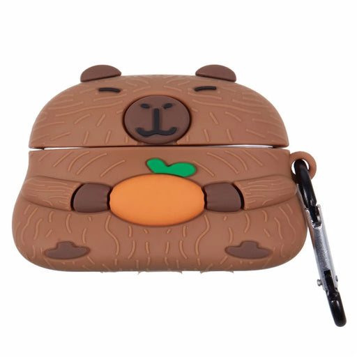 For Apple AirPods Pro 2 / AirPods Pro Silicone Cover Cute Capybara Bluetooth-compatible Earphones Protective Case - 1