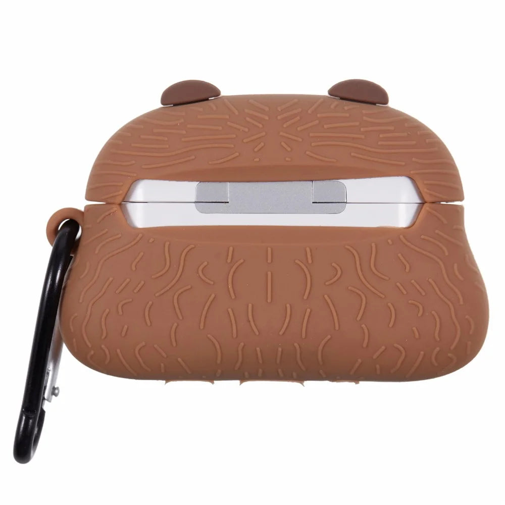 For Apple AirPods Pro 2 / AirPods Pro Silicone Cover Cute Capybara Bluetooth-compatible Earphones Protective Case - 2