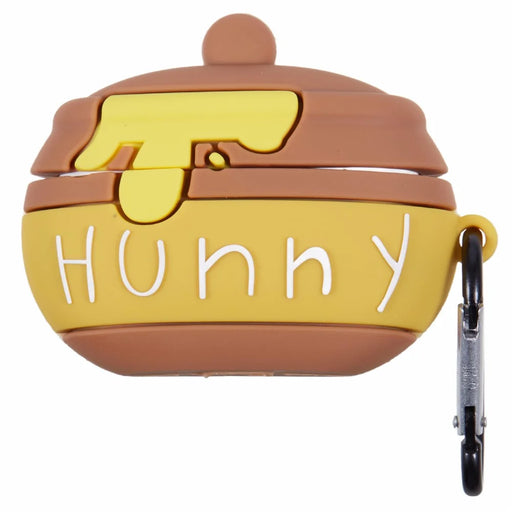 For Apple AirPods Pro Bluetooth-compatible Earphones Silicone Cover Honey Pot Protective Case with Carabiner - 1