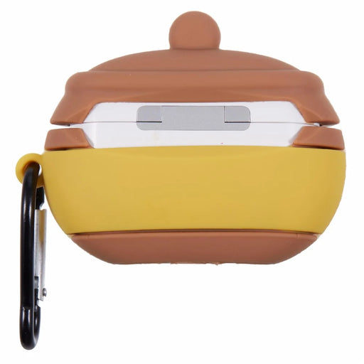 For Apple AirPods Pro Bluetooth-compatible Earphones Silicone Cover Honey Pot Protective Case with Carabiner - 2