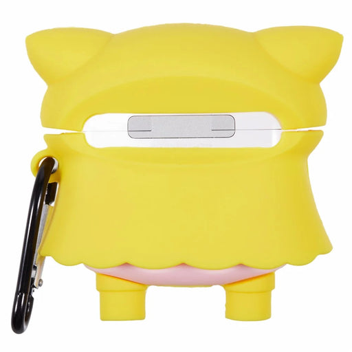 For Apple AirPods Pro Bluetooth-compatible Earphones Silicone Cover Raincoat Pig Protective Case with Carabiner - 2