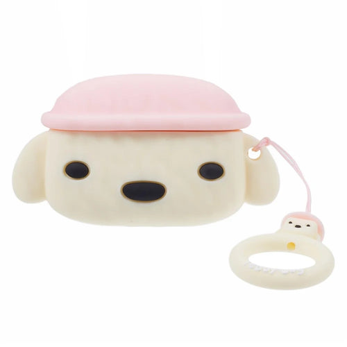 For Apple AirPods Pro Bluetooth-compatible Earphones Silicone Cover Teddy Protective Case - Beige - 1