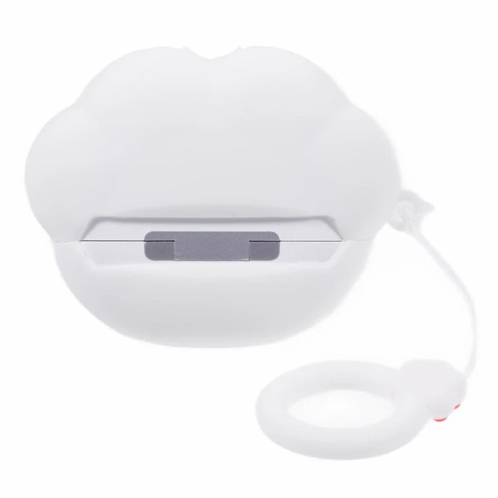 For Apple AirPods Pro Bluetooth-compatible Earphones Silicone Cover Cat Claws Protective Case - White - 2