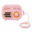 For Apple AirPods Pro Bluetooth-compatible Earphones Silicone Cover Speaker Shape Protective Case - Pink - 1