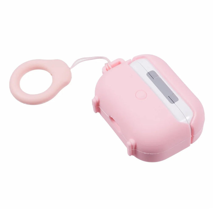 For Apple AirPods Pro Bluetooth-compatible Earphones Silicone Cover Speaker Shape Protective Case - Pink - 4