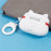 Silicone Cover for Apple AirPods Pro Bluetooth-compatible Earphones Lucky Cat Protective Case with Loop Strap - White - 4