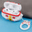 Silicone Cover for Apple AirPods Pro Bluetooth-compatible Earphones Lucky Cat Protective Case with Loop Strap - White - 5