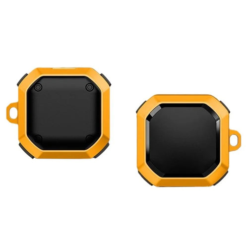 For Samsung Galaxy Buds FE / Buds2 Pro / Buds2 / Buds Pro / Buds Live Bluetooth-compatible Earphone Cover TPU+PC Anti-Drop Case - Yellow - 1