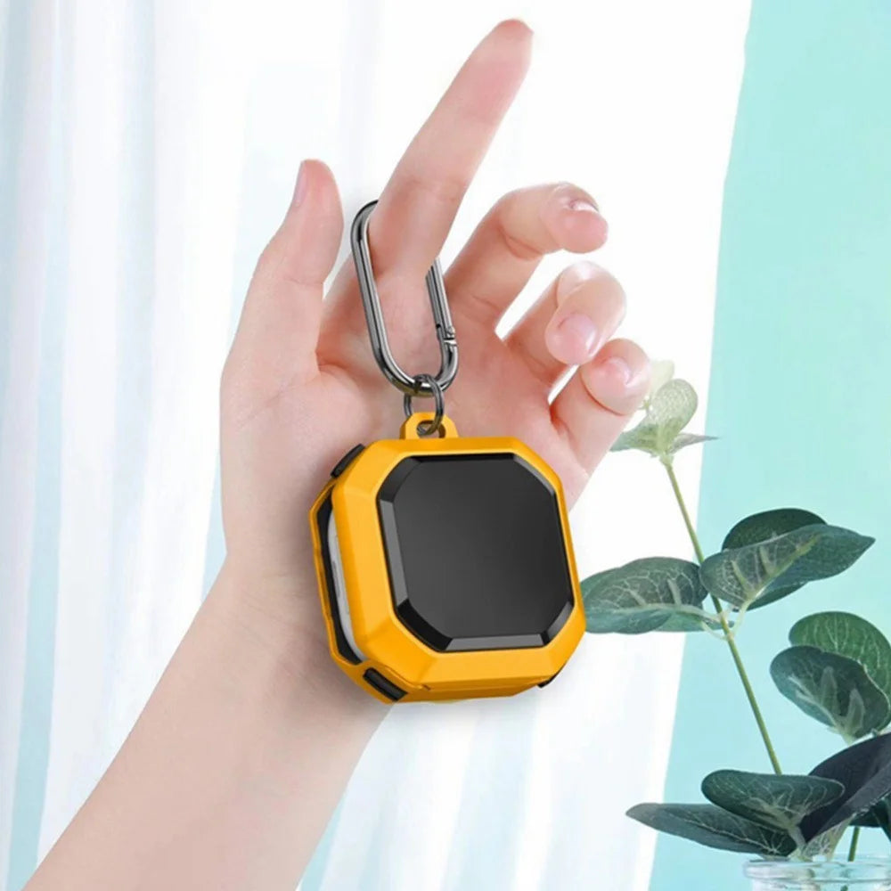 For Samsung Galaxy Buds FE / Buds2 Pro / Buds2 / Buds Pro / Buds Live Bluetooth-compatible Earphone Cover TPU+PC Anti-Drop Case - Yellow - 5