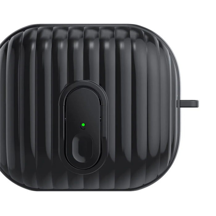 For Samsung Galaxy Buds3 Shockproof Case Anti-Scratch Bluetooth-compatible Earphone Cover - Black - 2