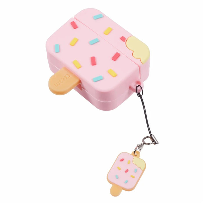 For Apple AirPods Pro Silicone Case Ice Cream Design Bluetooth-compatible Earphone Cover - Pink - 3