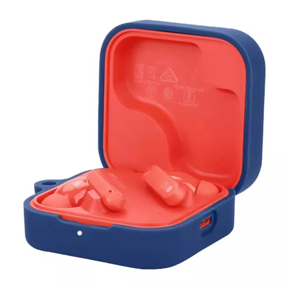 For Nothing CMF Buds Pro 2 Case Bluetooth-compatible Earphone Silicone Cover with Anti-Lost Buckle - Dark Blue - 2