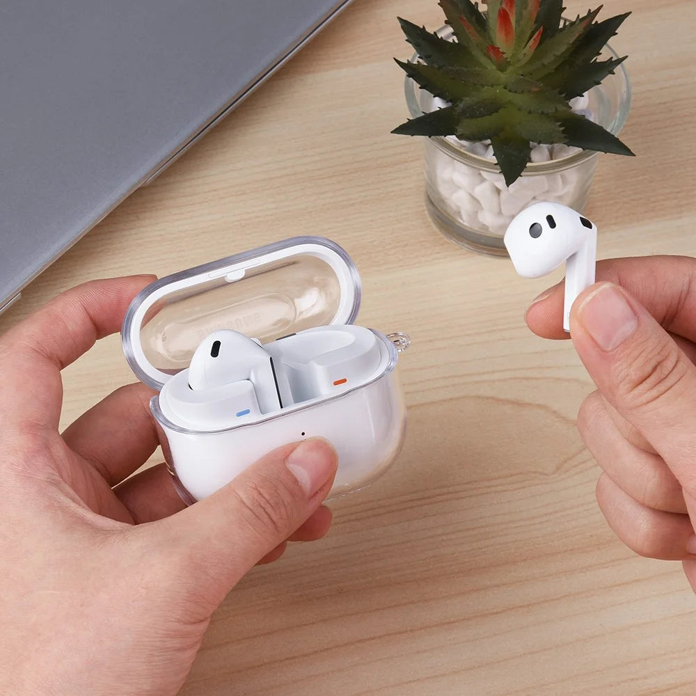 For Samsung Galaxy Buds3 Case Clear PC Bluetooth-compatible Earbuds Protective Cover - 5