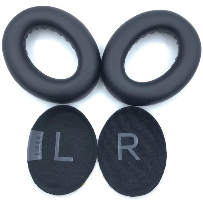 1 Pair For Bose 700 Headphone Earpads Protein Leather+Sponge Earmuffs - Black - 1