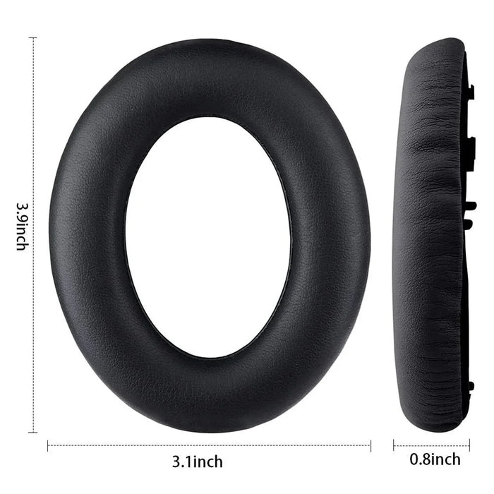1 Pair For Bose 700 Headphone Earpads Protein Leather+Sponge Earmuffs - Black - 5