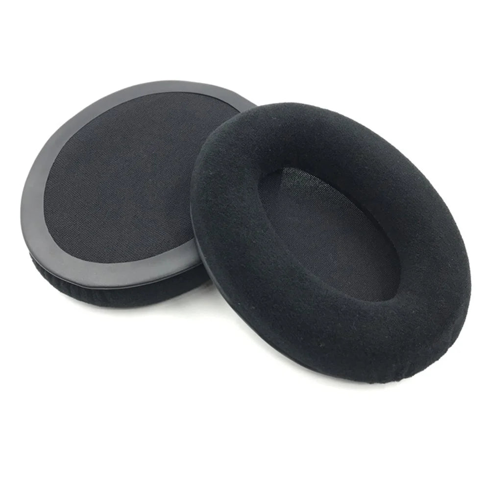1 Pair For Hyperx Cloud II / Alpha S / Stinger / Flight Headphone Earpads Velvet+Sponge Earmuffs - Black - 1