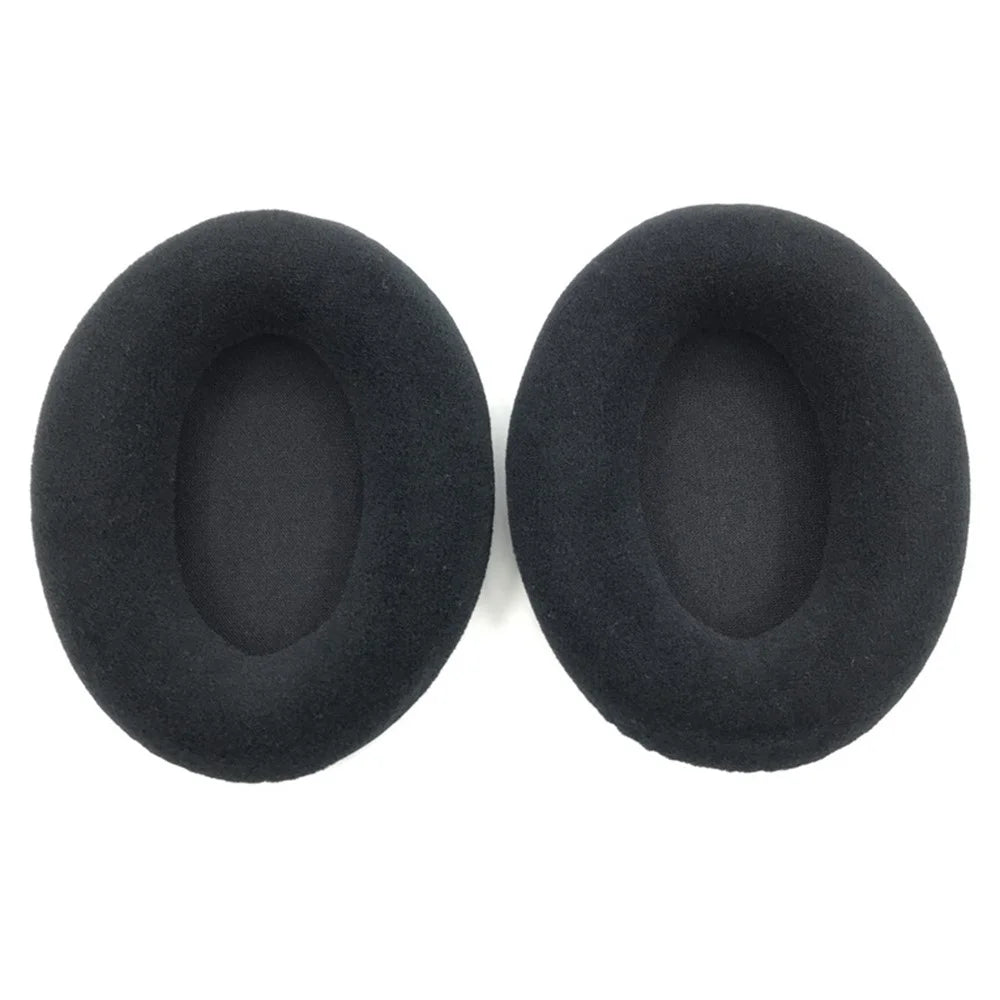 1 Pair For Hyperx Cloud II / Alpha S / Stinger / Flight Headphone Earpads Velvet+Sponge Earmuffs - Black - 2