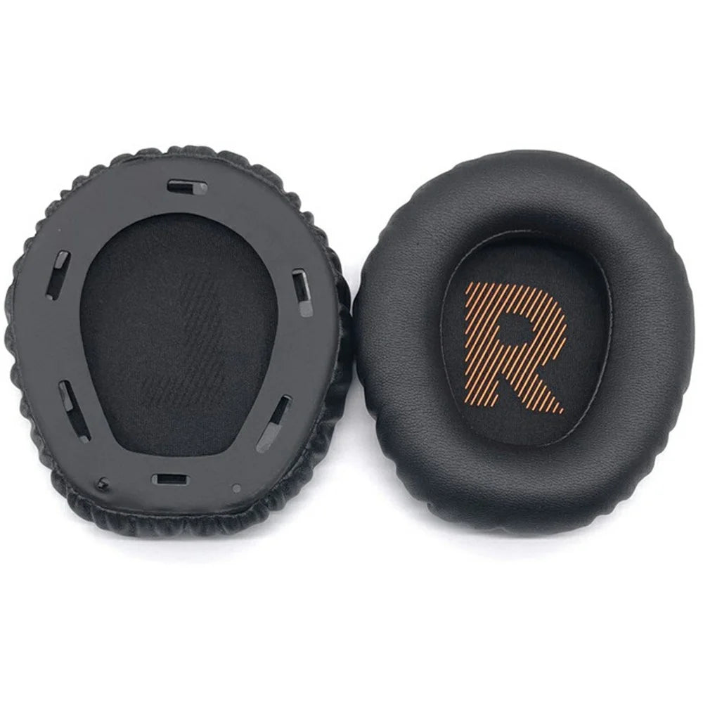 1Pair For JBL Quantum 360 / 350 Headphone Ear Pads Protein Leather Earmuffs - Black - 2