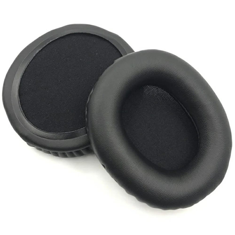 1Pair For Audio-Technica ATH-SR30BT Headphone Ear Pads Protein Leather Earmuffs - Black - 1