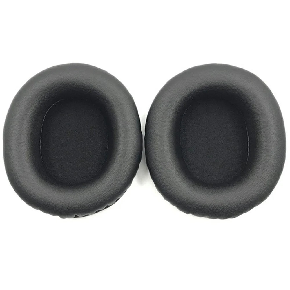 1Pair For Audio-Technica ATH-SR30BT Headphone Ear Pads Protein Leather Earmuffs - Black - 3