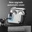 For Apple AirPods Pro 2 / AirPods Pro Case Compatible with MagSafe TPU+PC Automatic Open Earphone Cover - Ivory White - 2