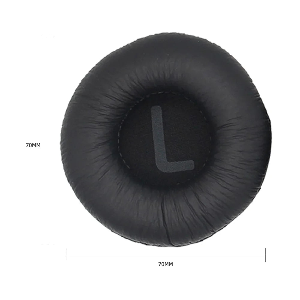 1 Pair Soft Earpads Foam Ear Pads Cushion Cover for JBL Tune 500BT T450BT Headphones - White - 4