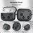For AirPods Pro 2 / AirPods Pro Case Game Console Shape Earphones Silicone Shell with Carabiner - Grey - 2