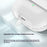 For Samsung Galaxy Buds3 / Buds3 Pro Case Liquid Silicone Earbud Cover with Rotatable Bracket - White - 5