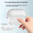 For Samsung Galaxy Buds3 / Buds3 Pro Case Liquid Silicone Earbud Cover with Rotatable Bracket - White - 6