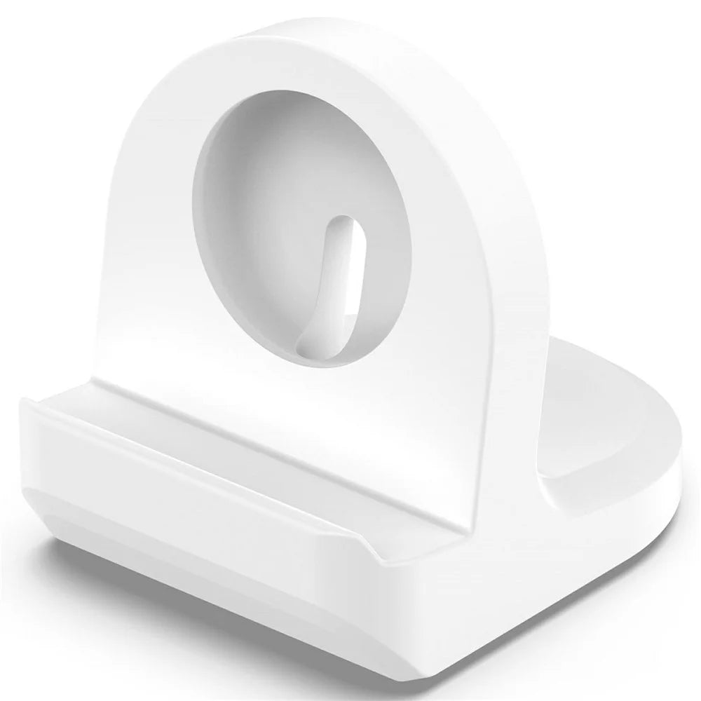 For Google Pixel Watch 3 45mm / 41mm / Watch 2 Charger Dock Smart Watch Holder Desk Stand Charging Station with Cable - White - 3