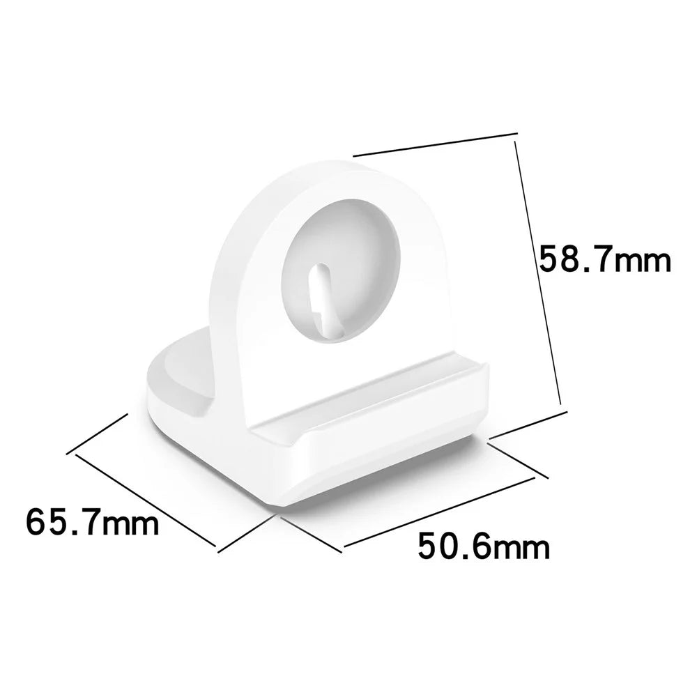 For Google Pixel Watch 3 45mm / 41mm / Watch 2 Charger Dock Smart Watch Holder Desk Stand Charging Station with Cable - White - 5