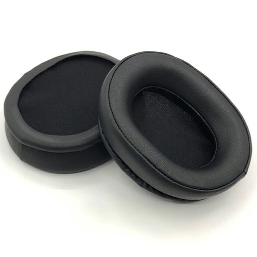 1 Pair Protein Leather Earpads for Audio-Technica ATH-WS990BT Headphone Earmuffs - Black - 1