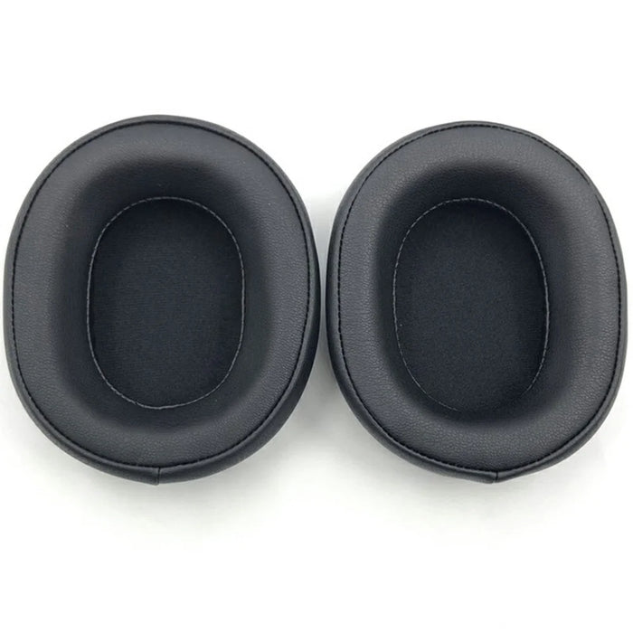 1 Pair Protein Leather Earpads for Audio-Technica ATH-WS990BT Headphone Earmuffs - Black - 2