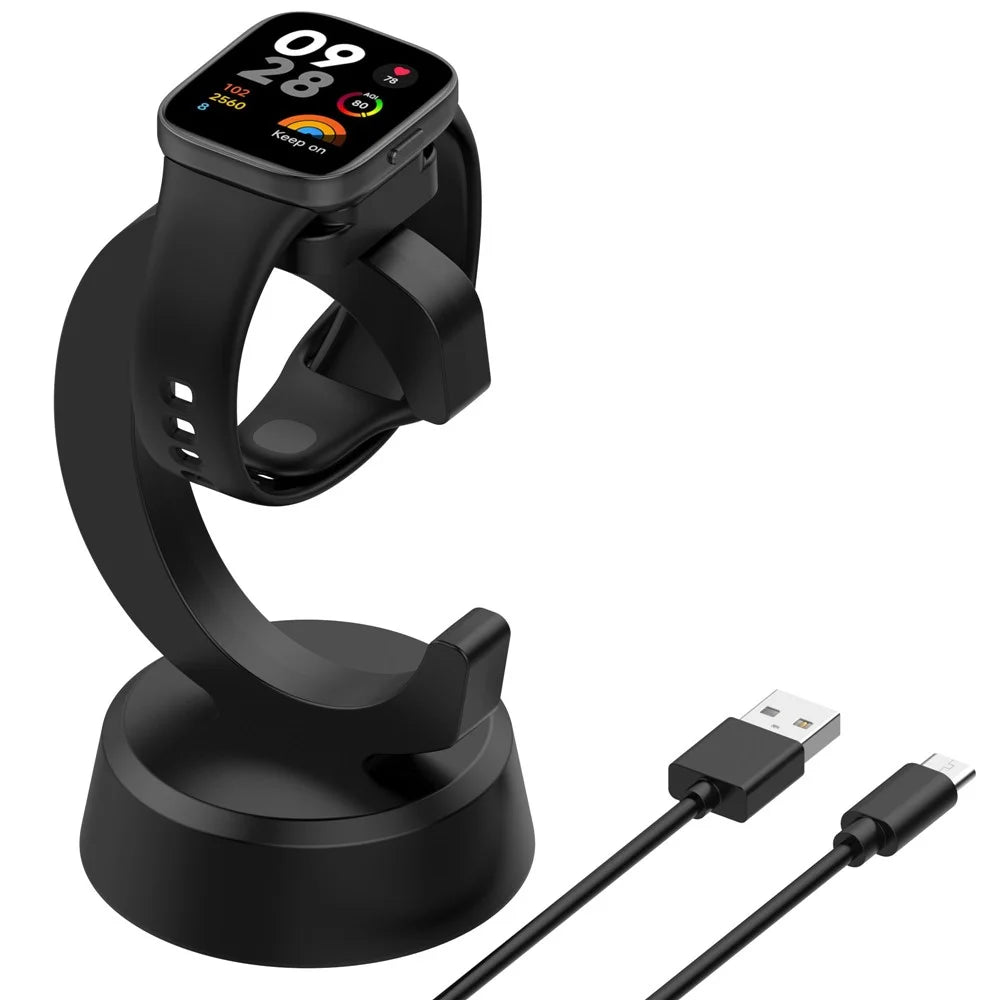 For Xiaomi Redmi Watch 3 / Watch 2 / Watch 2 Lite Charging Dock Watch Charger with 1m Cable - 2