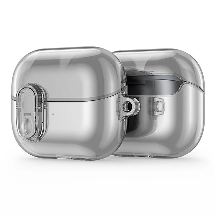 DUX DUCIS SECI Series For Samsung Galaxy Buds3 Pro  /  Buds3 Case PC+TPU Bluetooth-compatible Earbuds Cover with Hook - Clear - 1