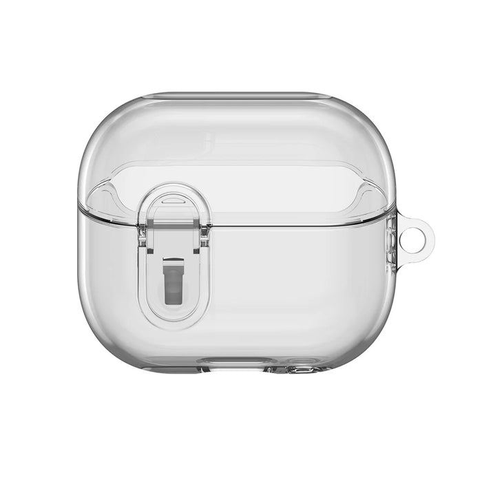 DUX DUCIS SECI Series For Samsung Galaxy Buds3 Pro  /  Buds3 Case PC+TPU Bluetooth-compatible Earbuds Cover with Hook - Clear - 2