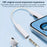 Type-C to 8 Pin + 3.5mm 2-in-1 Adapter Cable Audio Converter Nylon Braided Wire - 2