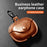 For Realme Buds T300 Charging Case Cover Leather+PC Earbuds Protective Case - Dark Brown - 6