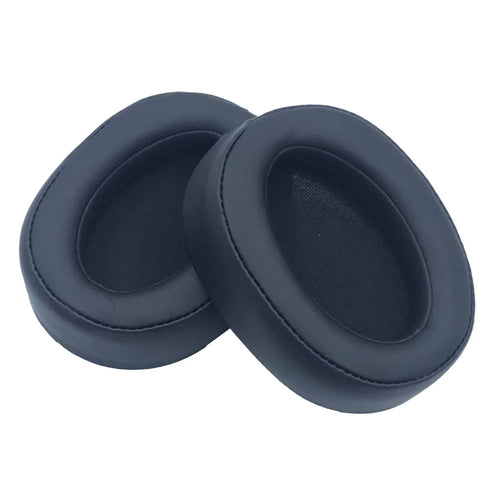 1 Pair For Sony MDR-H600A / MDR-100AAP Headphone Earpads Leather+Memory Foam Ear Pads Cushions - Black - 1