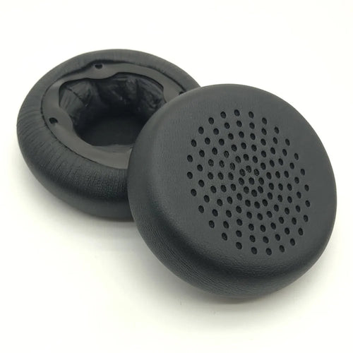 1 Pair For iKF R1 Headphone Earpads Leather+Memory Foam Ear Pads Cushions - Black - 1