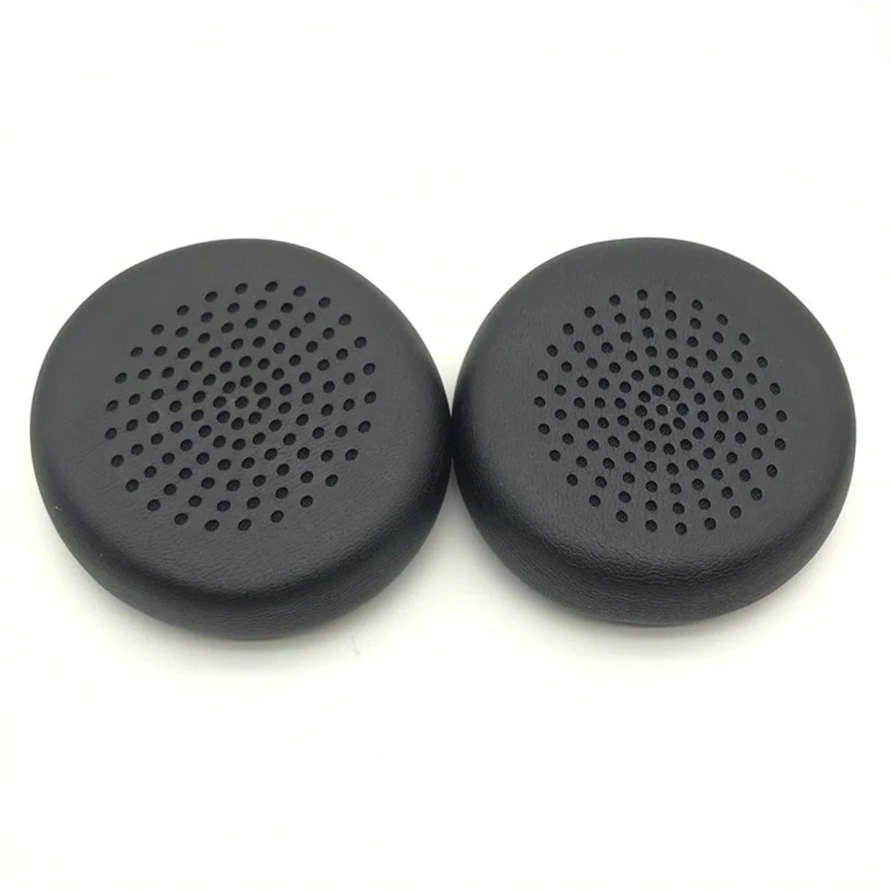 1 Pair For iKF R1 Headphone Earpads Leather+Memory Foam Ear Pads Cushions - Black - 2