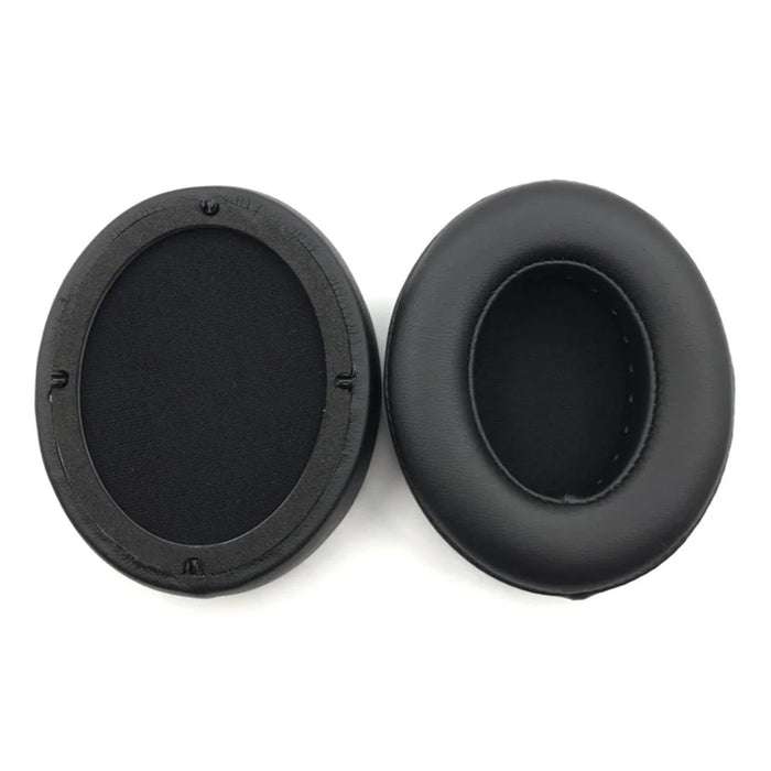 1Pair For Edifier W855BT Headphone Ear Pads PU Leather Earmuffs - Black - 2