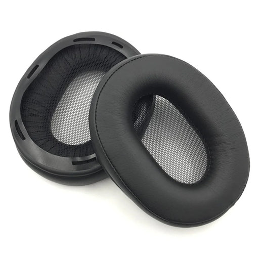 1 Pair For Sony MDR-1R / MDR-1RMK2 Headphone Earpads Soft Leather+Memory Foam Earmuffs - Black - 1