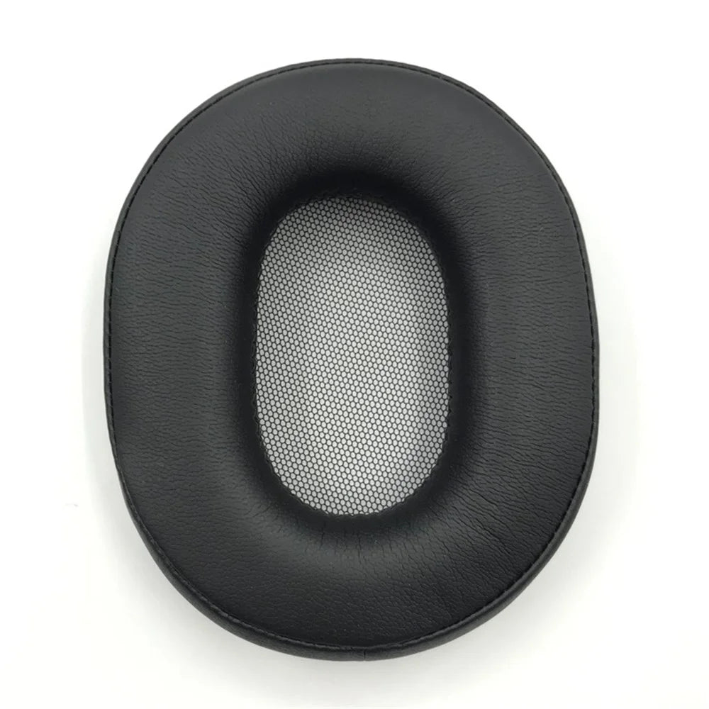 1 Pair For Sony MDR-1R / MDR-1RMK2 Headphone Earpads Soft Leather+Memory Foam Earmuffs - Black - 3