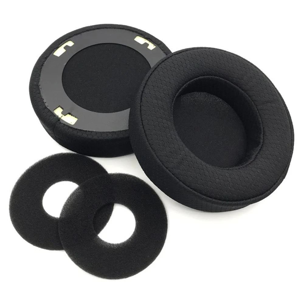 1 Pair For AKG Q701 / K601 / K701 / K612 Pro / K712 Pro Headphone Earpads Mesh Cloth+Memory Foam Ear Pads Cushions - Black - 1