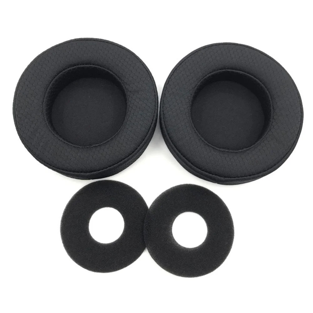 1 Pair For AKG Q701 / K601 / K701 / K612 Pro / K712 Pro Headphone Earpads Mesh Cloth+Memory Foam Ear Pads Cushions - Black - 2