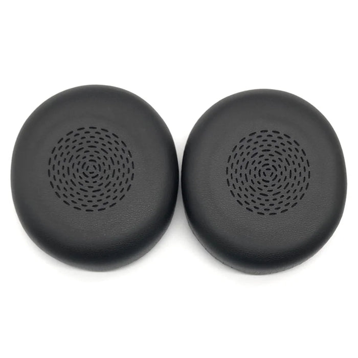 1 Pair For Jabra Evolve2 75 Headphone Earpads Leather+Memory Foam Ear Pads Cushions - Black - 2