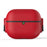 For AirPods Pro 2 Case Secure Dual-Lock Protective Silicone Cover with Carabiner - Red - 1