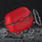 For AirPods Pro 2 Case Secure Dual-Lock Protective Silicone Cover with Carabiner - Red - 7
