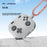 For AirPods 4 Case Game Console Shape Earphones Silicone Shell with Carabiner - Rock Grey - 2